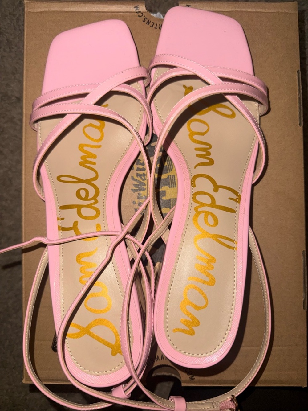 Pink Block Heel Sandals Sam Edelman